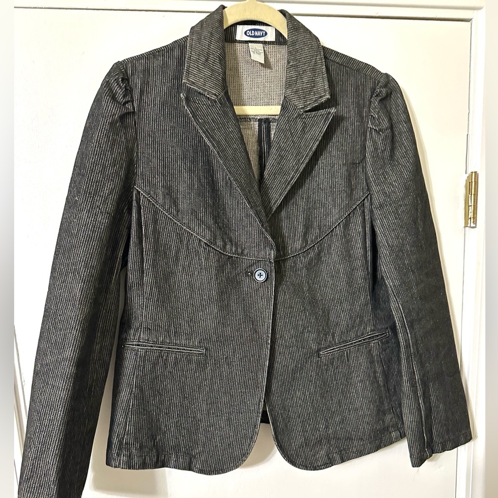 Old Navy Pinstripe Blazer